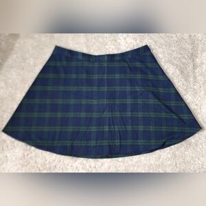 Old Navy Plaid Blue and Green Women's Skirt Sz 20